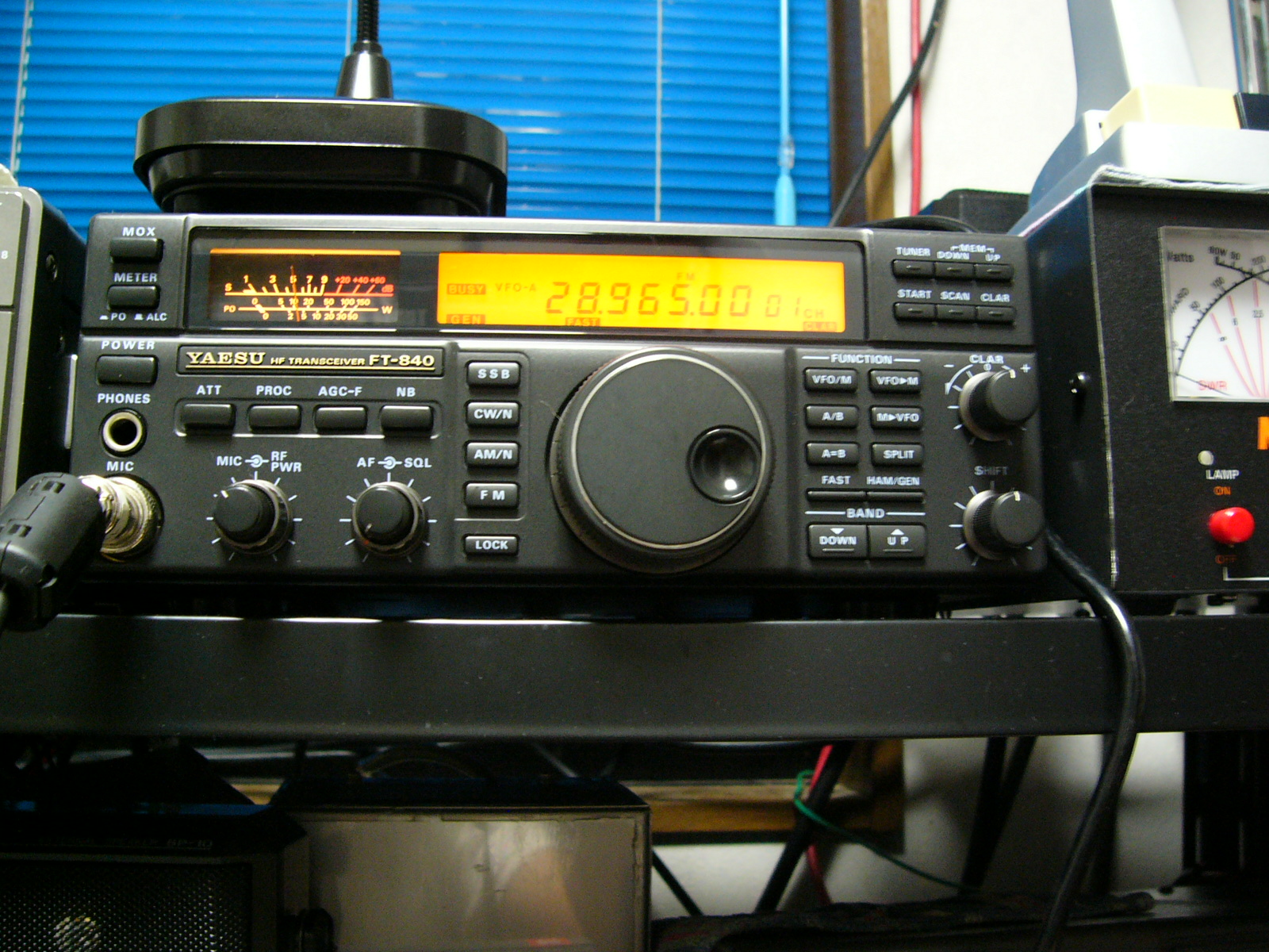 yaesu ft-840 無線電源も入りました - ラジオ・コンポ